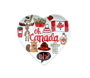 Metro Pointe Canada Heart Plate